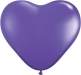Herzballon Violett| ©IhreHochzeitstauben