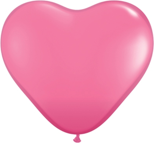 Herzballon Pink