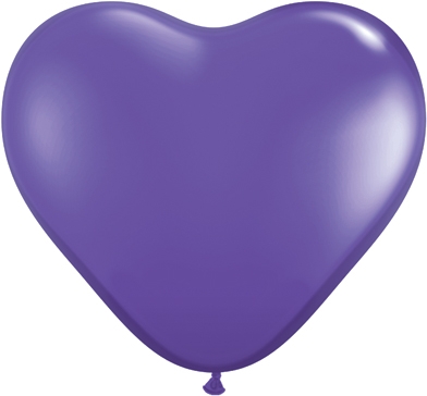 Herzballon Lila/Violett