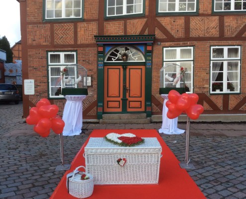 Hochzeitstauben in Lütjenburg