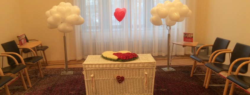 Ballons und Sekt in Osnabrück