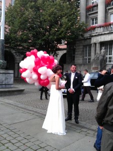 Luftballons zur Hochzeit | ©IhreHochzeitstauben